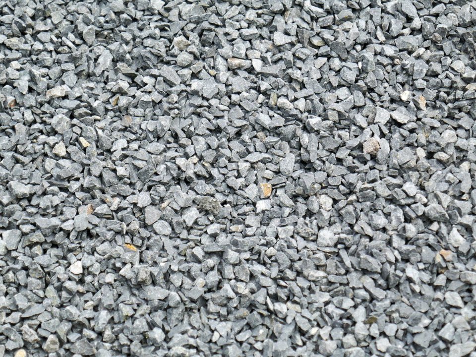 Diabas split 2/5 mm, per volle vracht